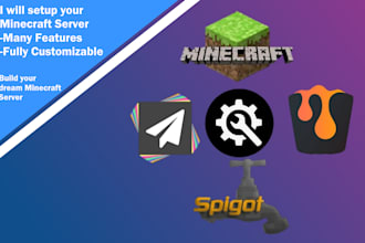 setup your minecraft server or network fully customizable