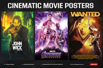 make professional movie poster design