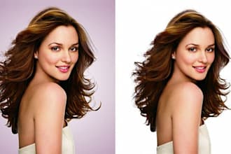 photo editing background removal, white or transparent