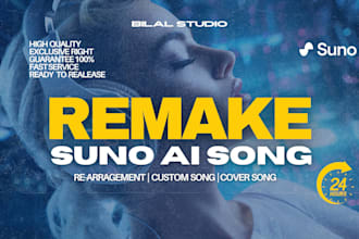 remake your suno ai song with studio quality sound