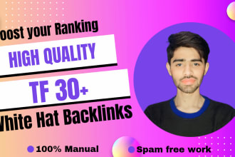 increase your tf 30 plus with high quality backlinks