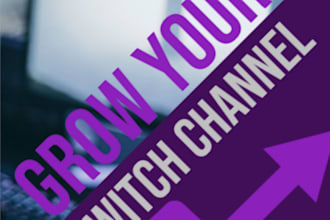 do targeted followers promotion to your twitch channel to grow live viewers