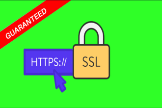 install a lifetime SSL certificate on your website within 2 hours