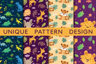 create best seamless patterns or textile and any clothing brand design