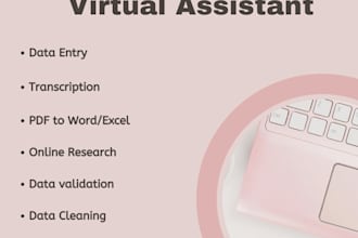 be your professional virtual assistant