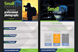 design a creative flyer or brochure