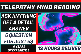do telepathy mind reading in 12 hours
