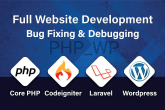 do laravel development and bug fixing