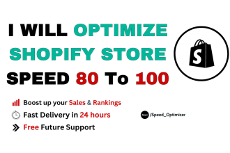 do shopify speed optimization and increase store speed