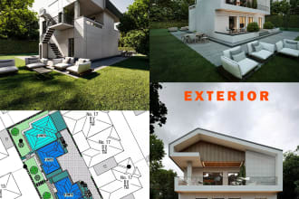 design architecture render exterior
