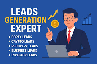 provide fresh forex leads , crypto, mlm leads