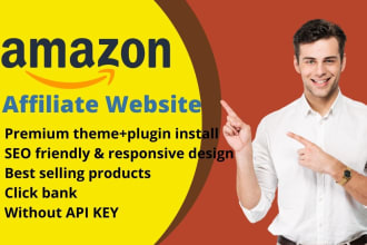 create amazon affiliate website for passive income