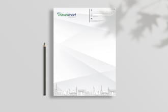 do corporate professional letterhead design