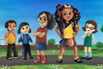 design children book illustration for you