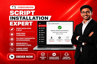 install and customize any codecanyon PHP laravel script