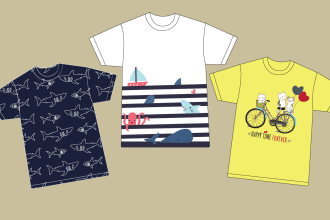 design cute fun kids t shirt graphics for print on demand