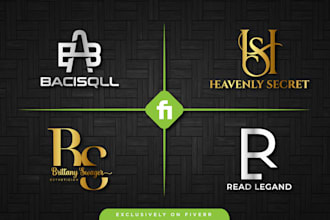 do monogram, initials, letter, luxury, cosmetic logo makers, vectorize