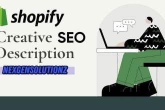 write shopify product descriptions, creative SEO description