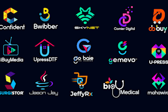 do create abstract letter minimalist and luxury logo design