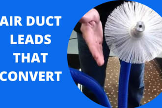generate air duct leads hvac leads that convert leads