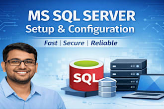 install and configure ms sql server professionally