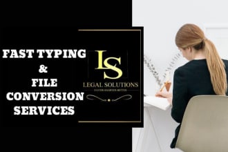 do quick typing, data entry, and file conversion