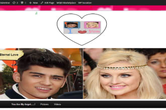 create a Valentine Day Website for your Loved Ones