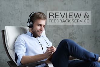 review your voice over and give you an industry review