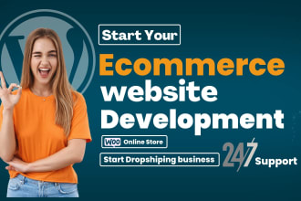build ecommerce website dropshipping business multivendor, website development