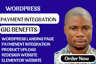 do paypal stripe paystack  payment integration in wordpress website