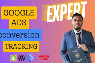 set up google ads campaigns with conversion tracking using GTM