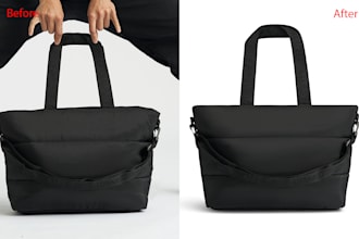 product photo background remove reshaping retouching