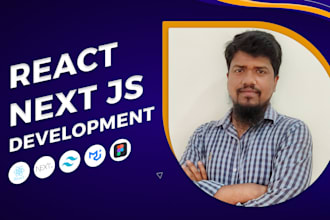 create modern react js next js website using tailwind css