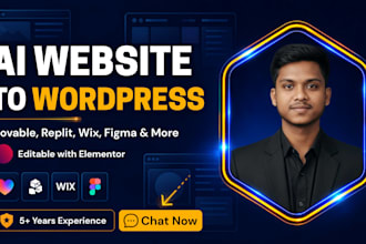 copy clone website lovable, wix, replit, claude ai website to wordpress