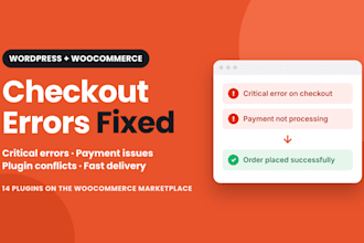 fix wordpress and woocommerce errors, bugs and checkout issues