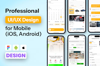 do UI UX design for your app ios, android