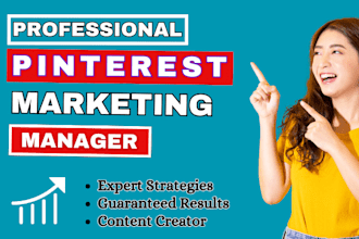 be your professional pinterest marketing manager