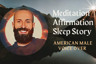 record your guided meditation, affirmation, sleep story