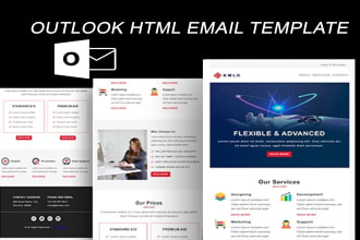 do responsive outlook html email template outlook email newsletter