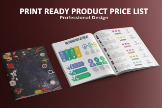 design professional sell sheet, one sheet, lookbook,  checklist, catalogue