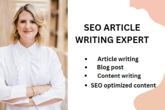 do SEO article writing for you