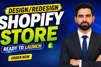 build shopify store design, shopify dropshipping store, shopify website