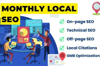 do complete monthly local SEO for your website