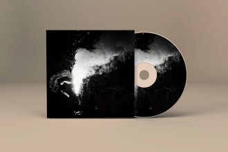 create cover for your music album, included mockup