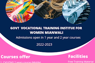 design attractive poster or flyer