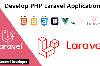develop a laravel application and API