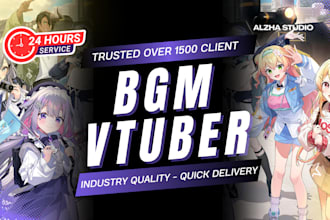 make bgm background music for streamer, twitch, game