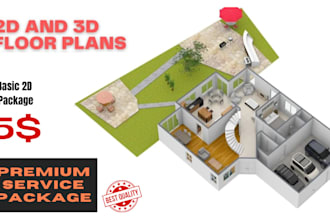 do 2d and 3d floor plans by using floorplanner