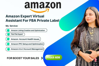 be your amazon fba virtual assistant and ppc management listings optimization