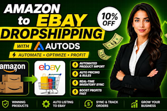 do amazon to ebay dropshipping with autods product listing